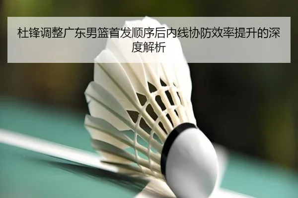 杜锋调整广东男篮首发顺序后内线协防效率提升的深度解析 - xingkong.com